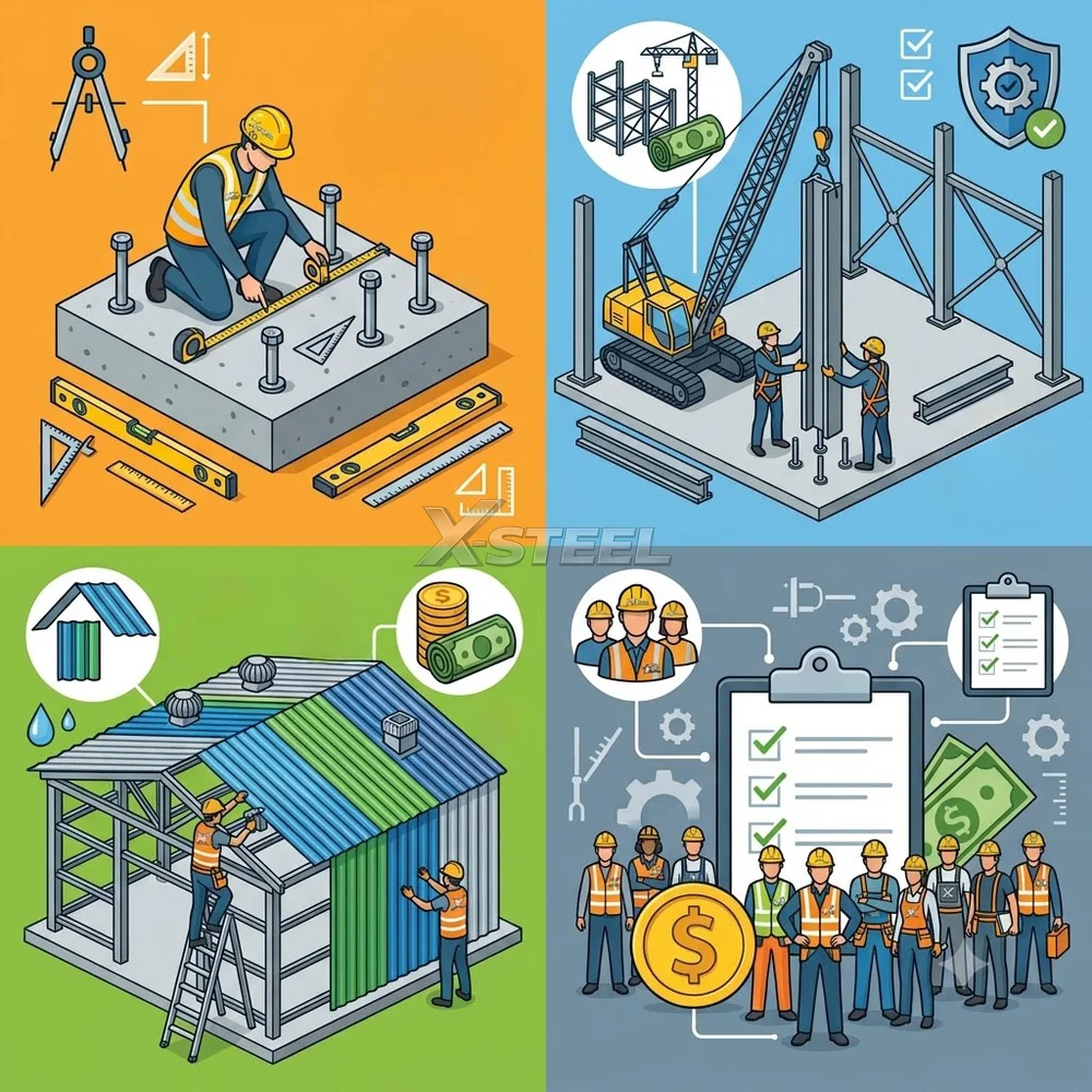 Báo Giá Thi Công Lắp Dựng Kết Cấu Thép