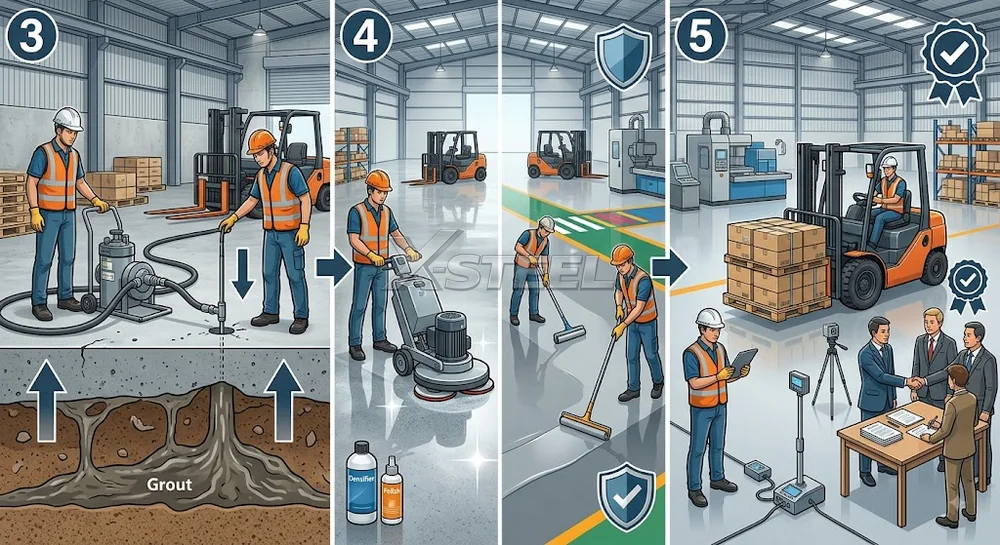 Bước 5 – Nghiệm Thu Bàn Giao Và Thử Tải Trọng Lực