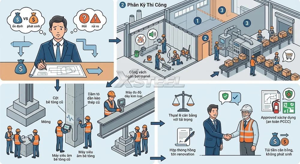 Khảo Sát Kiểm Định Chất Lượng Kết Cấu Trước Khi Quyết Định