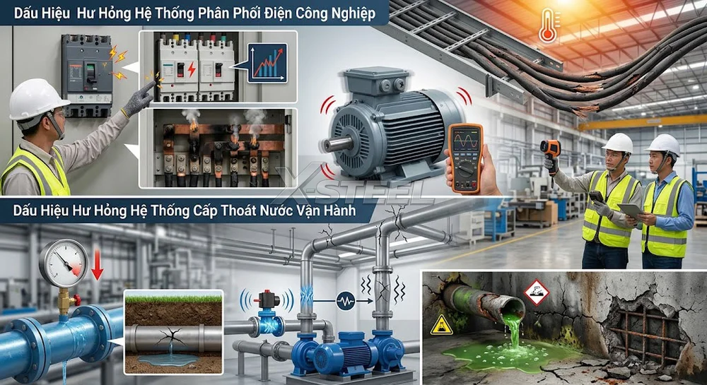 Dấu Hiệu Hư Hỏng Hệ Thống Cấp Thoát Nước Vận Hành