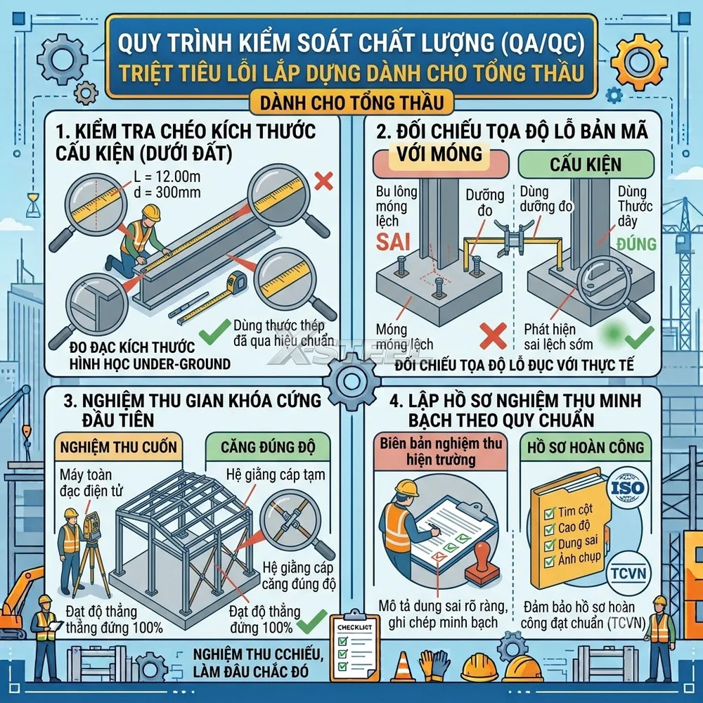 Nghiệm Thu Từng Giai Đoạn Theo Đúng Tiêu Chuẩn Kỹ Thuật TCVN