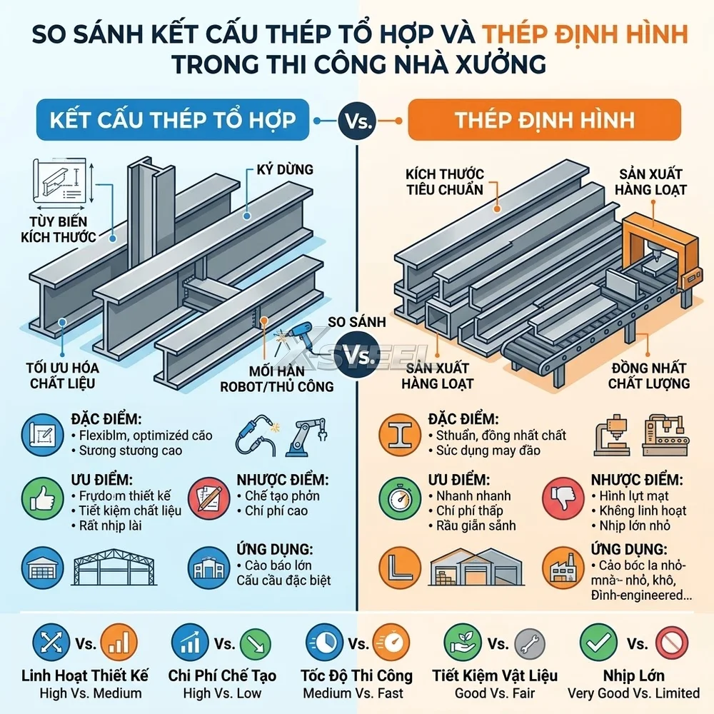 ĐỒNG HÀNH CÙNG DỰ ÁN CỦA BẠN VỚI X-STEEL