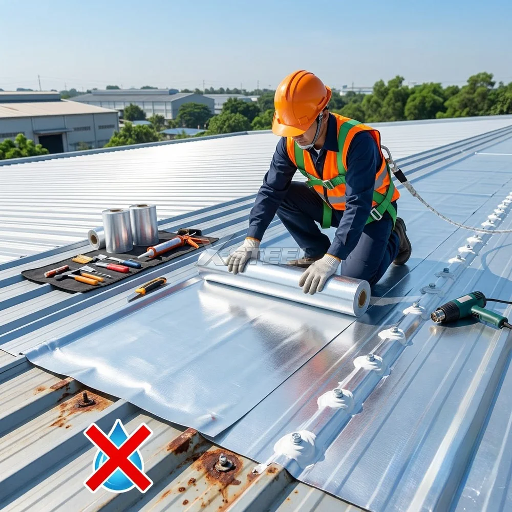 Sửa Chữa Chống Dột Mái Tôn Nhà Xưởng Triệt Để 100%