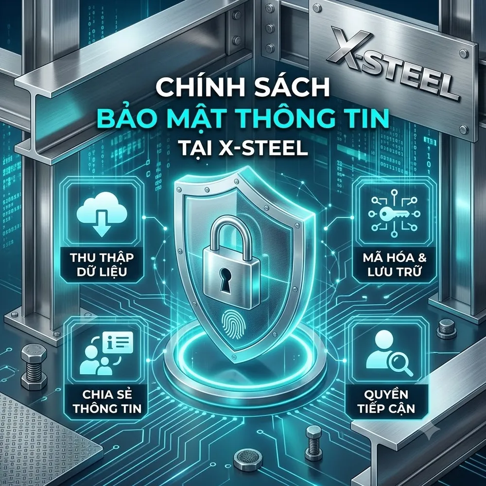 CHÍNH SÁCH BẢO MẬT THÔNG TIN – X-STEEL