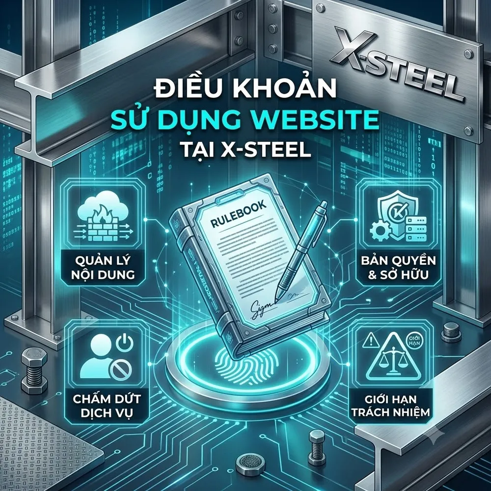 Điều Khoản Sử Dụng Website XSTEEL