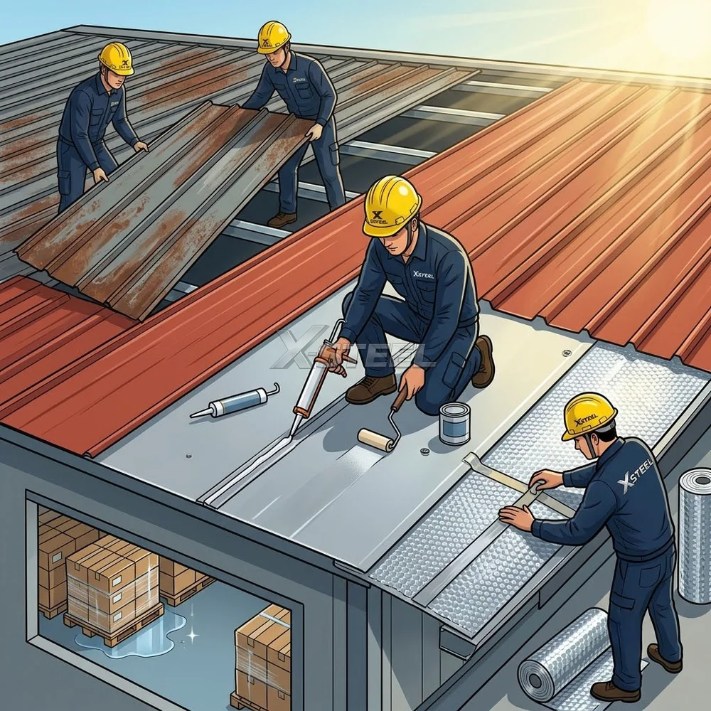 Giải Pháp Sửa Chữa Mái Tôn Và Chống Thấm Nhà Xưởng