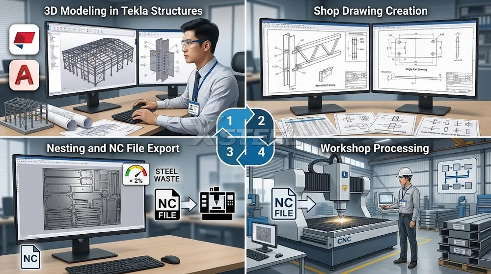Kỹ Sư Thiết Kế Kết Cấu Thép